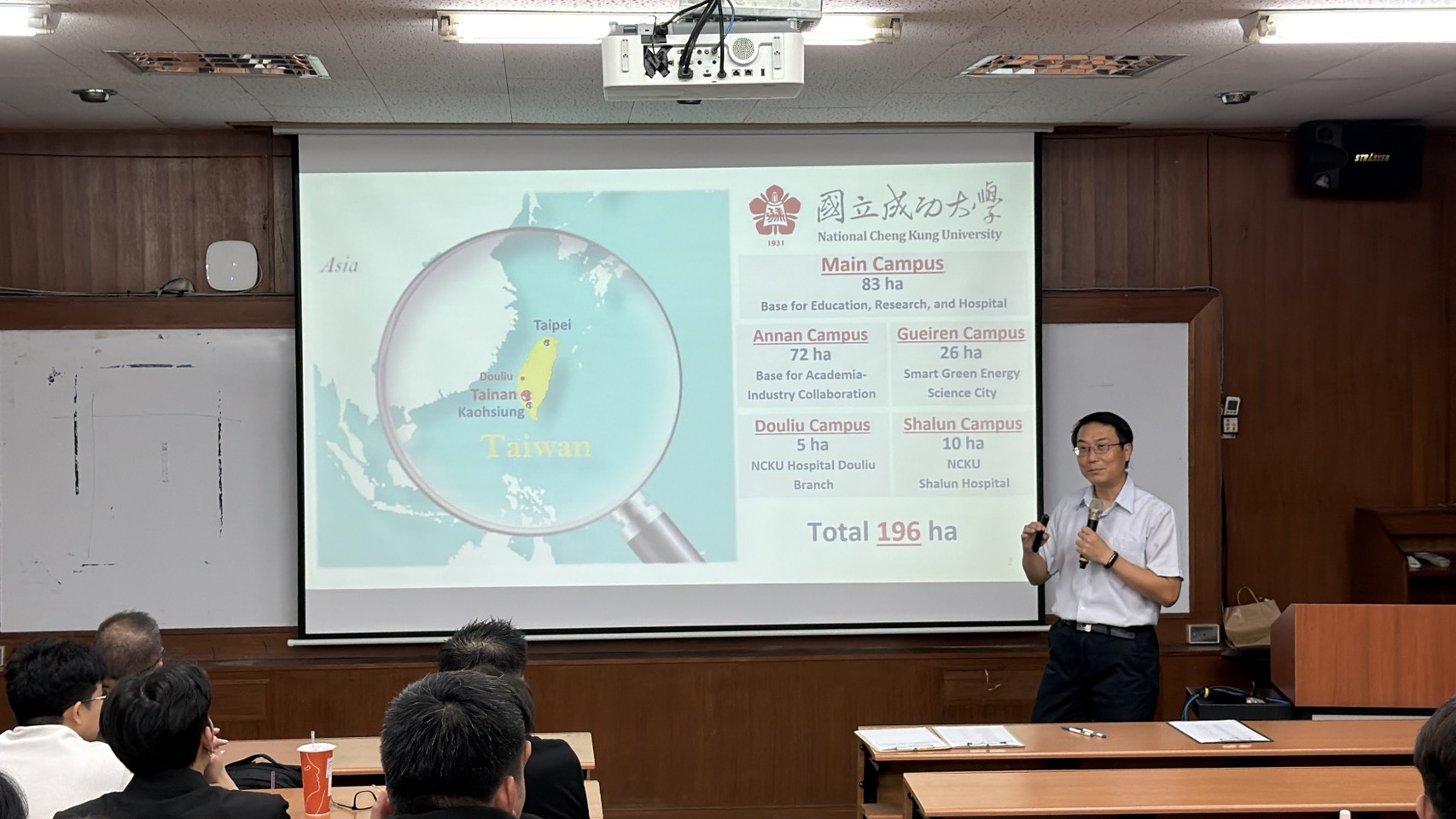 本系莊漢聲主任開場介紹